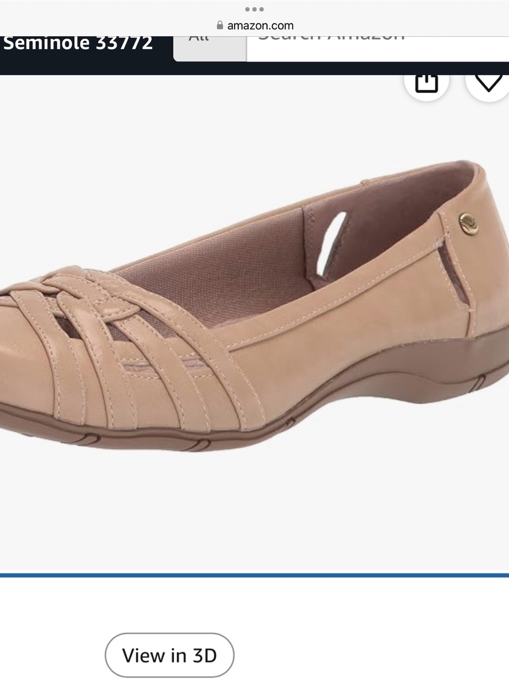 Life Stride Women's Nude/Tan Woven Slip-On Flats